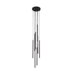 Lampa wisząca Kosame 8 - Czarna (600 mm) 7856 Antigo/Shilo