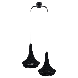 Lampa wisząca Mahaka 2 - Czarna (500 mm) 5173 Antigo/Shilo