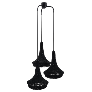Lampa wisząca Mahaka 3 - Czarna (500 mm) 5174 Antigo/Shilo