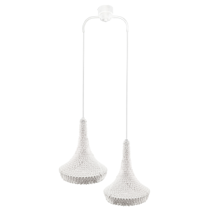 Lampa wisząca Mahaka 2 - Biała (500 mm) 5176 Antigo/Shilo