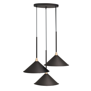Lampa wisząca Merto 3 - Czarna (320 mm) 5066 Antigo/Shilo