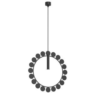 Lampa wisząca no. O - Czarna (420 mm) 5060 Antigo/Shilo