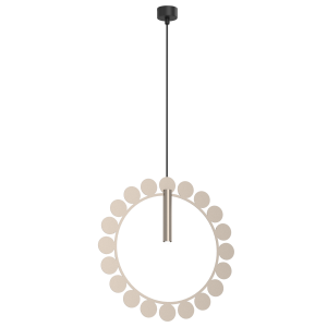 Lampa wisząca no. O - Platyna mat (420 mm) 5061 Antigo/Shilo