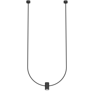 Lampa wisząca no. C - Czarna (580 mm) 5086 Antigo/Shilo