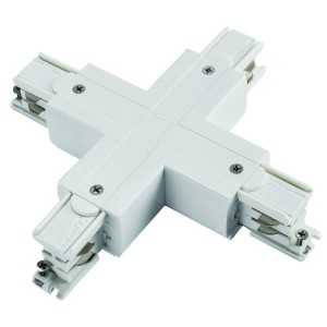 Łącznik X szynoprzewodu 3F 230V - Biały 8116 Antigo/Shilo