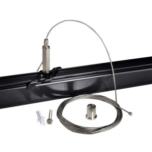 Zawiesie 5m do szynoprzewodu natynkowego 3F 230V - Czarne 8131 Antigo/Shilo