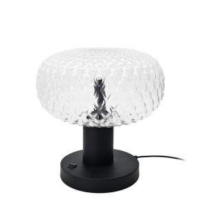 Lampa stołowa Tanpo O G - Czarna (300 mm) 2034 Antigo/Shilo