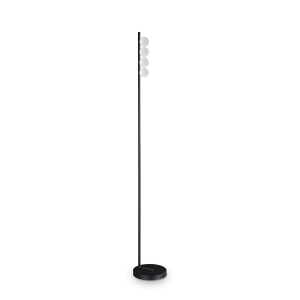 Lampa podłogowa PING PONG PT4 NERO 3000K IP20 Czarny 313313 Ideal lux