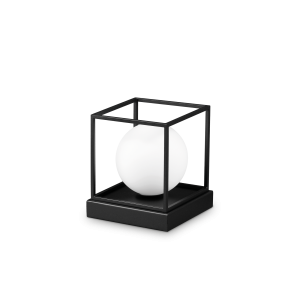 Lampa stołowa LINGOTTO TL1 SMALL NERO  IP20 Czarny 304151 Ideal lux