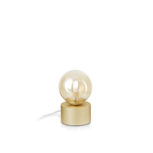 Lampa stołowa PERLAGE TL1 AMBRA  IP20 Bursztyn 317823 Ideal lux