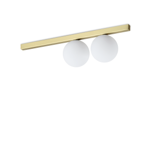 Lampa sufitowa BINOMIO PL2 OTTONE  IP20 Mosiądz 328447 Ideal lux
