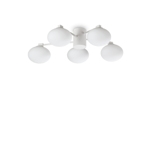 Lampa sufitowa HERMES PL5 D60 BIANCO  IP20 Biały 322698 Ideal lux
