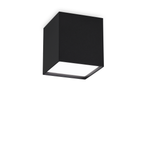 Lampa sufitowa sześcian natynkowy KUBIKO PL NERO 3000K IP20 Czarny 303314 Ideal lux