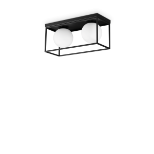Lampa sufitowa LINGOTTO PL2 NERO  IP20 Czarny 304137 Ideal lux
