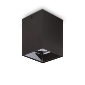 Lampa sufitowa sześcian natynkowy NITRO PL SQUARE D10 NERO 3000K IP20 Czarny 319582 Ideal lux