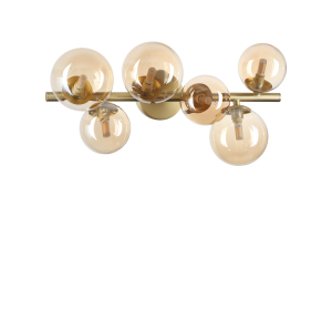 Lampa sufitowa PERLAGE PL6 AMBRA  IP20 Bursztyn 327822 Ideal lux