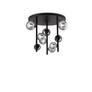 Lampa sufitowa PERLAGE PL9 FUME'  IP20 Dymiony 328416 Ideal lux