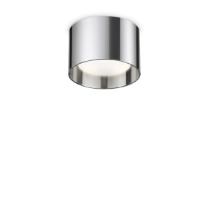 Lampa sufitowa tuba natynkowa SPIKE PL1 ROUND CROMO  IP20 Chrom 310886 Ideal lux