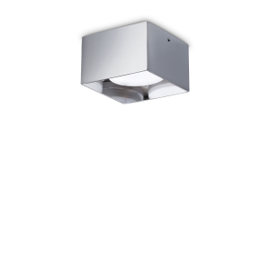 Lampa sufitowa SPIKE PL1 SQUARE CROMO  IP20 Chrom 328799 Ideal lux