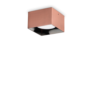 Lampa sufitowa SPIKE PL1 SQUARE RAME  IP20 Miedź 328812 Ideal lux
