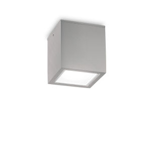 Lampa sufitowa TECHO PL1 BIG GRIGIO  IP54 Szary 326887 Ideal lux