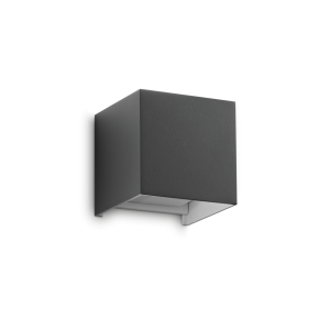 Kinkiet elewacyjny zewnętrzny ATOM AP D10 ANTRACITE 3000K IP54 Antracyt 313429 Ideal lux