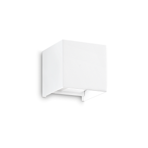 Kinkiet elewacyjny zewnętrzny ATOM AP D10 BIANCO 3000K IP54 Biały 313436 Ideal lux