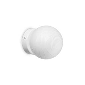 Kinkiet lampa ścienna CARTA AP1 D10  IP20 Biały 317090 Ideal lux