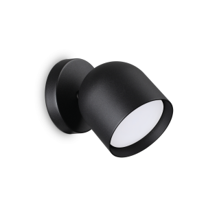 Kinkiet reflektorek ścienny DODO AP1 NERO  IP20 Czarny 314099 Ideal lux