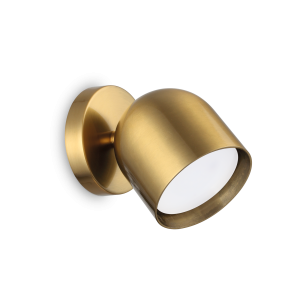 Kinkiet reflektorek ścienny DODO AP1 OTTONE  IP20 Mosiądz 314129 Ideal lux