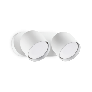 Kinkiet reflektorek ścienny podwójny DODO AP2 BIANCO  IP20 Biały 314136 Ideal lux