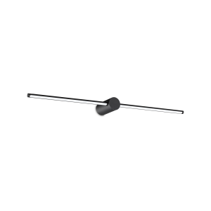 Kinkiet lampa ścienna galeryjka FILO AP D075 NERO 3000K IP20 Czarny 310145 Ideal lux