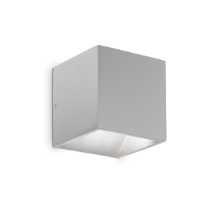 Kinkiet elewacyjny zewnętrzny RUBIK AP GRIGIO 3000K IP54 Szary 326849 Ideal lux