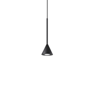 Lampa wisząca ARCHIMEDE SP CONO NERO 3000K IP20 Czarny 328348 Ideal lux