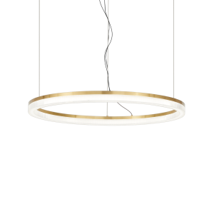 Lampa wisząca CROWN SP D80 3000K IP20 Mosiądz 314921 Ideal lux