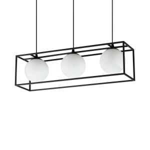 Lampa wisząca LINGOTTO SP3 NERO  IP20 Czarny 304144 Ideal lux