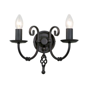 Kinkiet Artisan - 2 źródła światła - Czarny ART2-BLACK Elstead Lighting