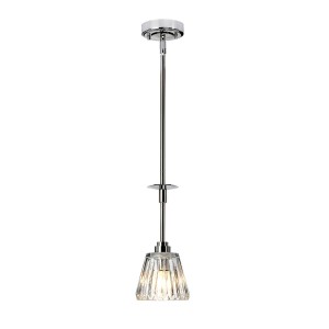 Lampa wisząca Agatha - 1 źródło światła - Polerowany chrom BATH-AGATHA1P-PC Elstead Lighting