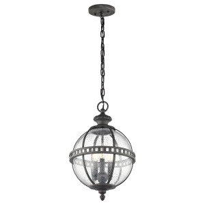 Latarnia wisząca Halleron - 3 źródła światła - Szaro-brązowa KL-HALLERON-8M Elstead Lighting