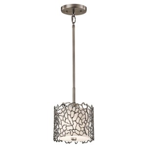 Mała lampa wisząca Silver Coral - 1 źródło światła KL-SILVER-CORAL-MP Elstead Lighting