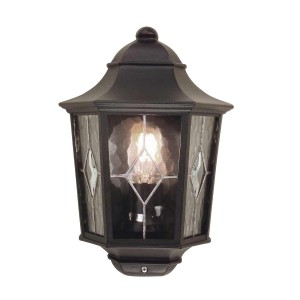 Latarnia naścienna Norfolk - 1 źródło światła NR7-2-BLK Elstead Lighting