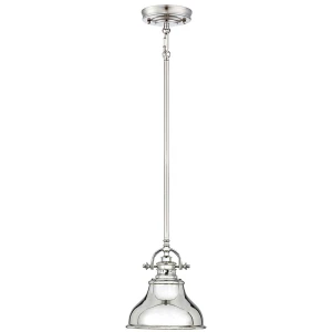 Mała lampa wisząca Emery - 1 źródło światła - Imperialne srebro QZ-EMERY-P-S-IS Elstead Lighting