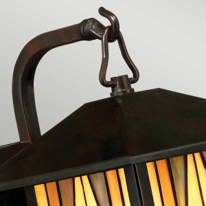 Mała latarnia naścienna Inglenook Outdoor - 1 źródło światła QZ-INGLENOOK2-S Elstead Lighting