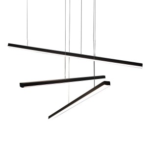Maxlight Trio P0311D Lampa Wisząca Ściemnialna Czarna