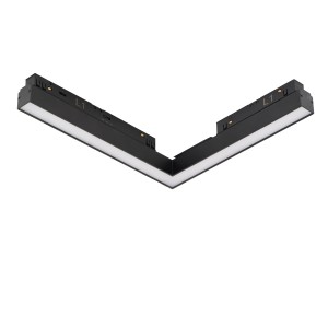 ALFA SAGA TRACK MAGNETIC 2LINE CORNER A 24W CCT SWITCH DIM BK AZ6244 AZzardo