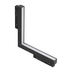 ALFA SAGA TRACK MAGNETIC 2LINE CORNER B 24W CCT SWITCH DIM BK AZ6245 AZzardo