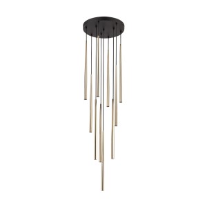 PIANO BLACK GOLD LAMPA WISZACA 10 10118 TK Lighting