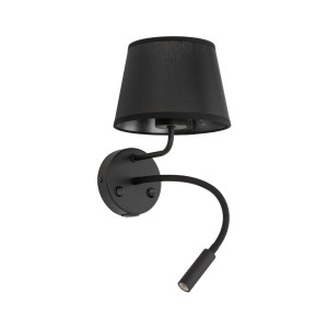 MAJA BLACK KINKIET  + USB 10203 TK Lighting