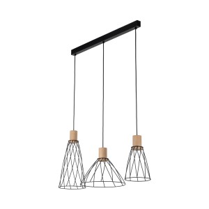 MODESTO WOOD SOSNA LAMPA WISZACA 3 10158 TK Lighting