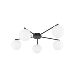 ELTON BLACK LAMPA SUFITOWA 5 10262 TK Lighting